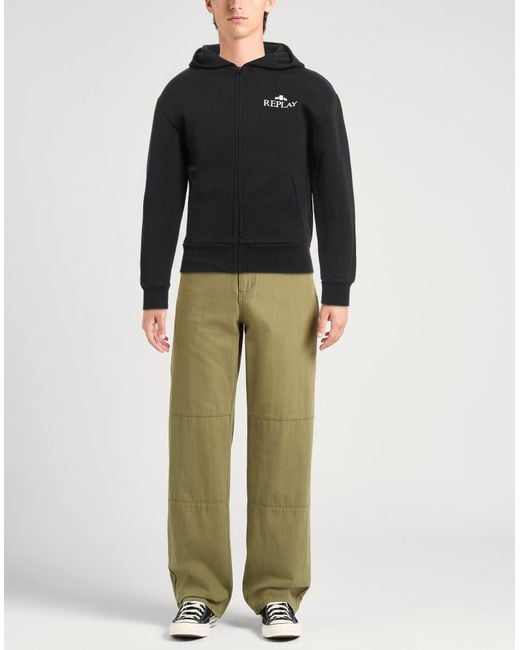Sudadera Replay de hombre de color Black