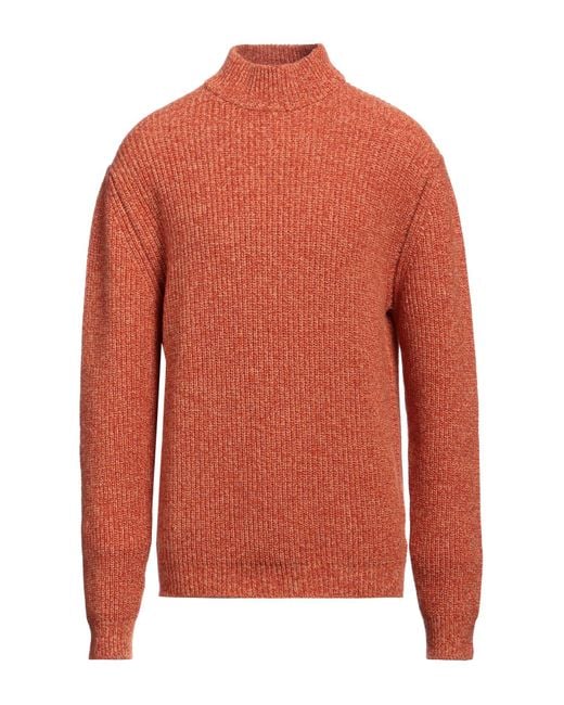 Daniele Fiesoli Orange Turtleneck for men