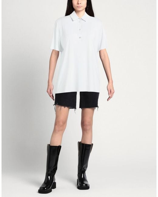 Rrd White Light Polo Shirt Polyamide, Elastane
