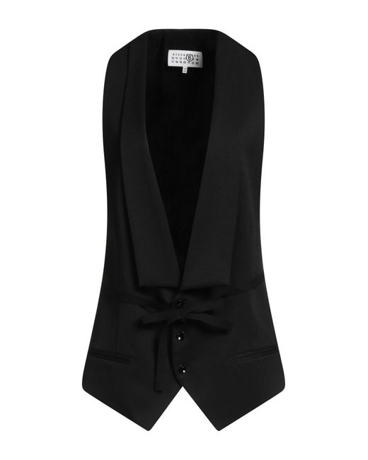 MM6 by Maison Martin Margiela Black Waistcoat