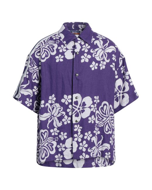 Just Don Purple Shirt for men