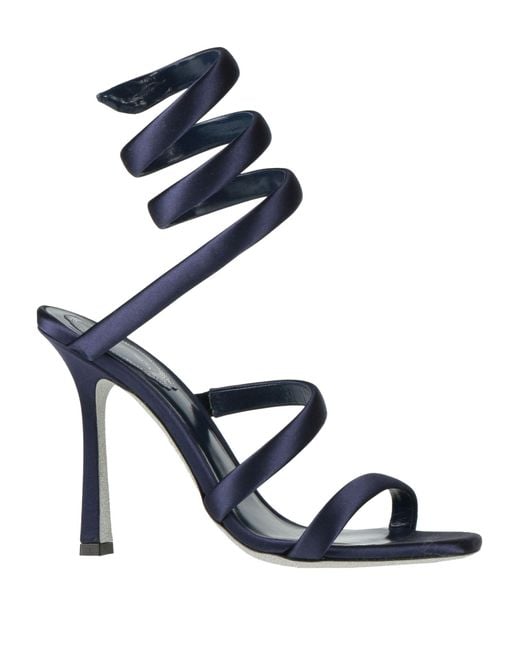 Rene Caovilla Blue Sandale