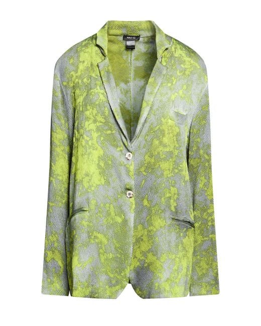 Avant Toi Green Blazer Silk, Elastane
