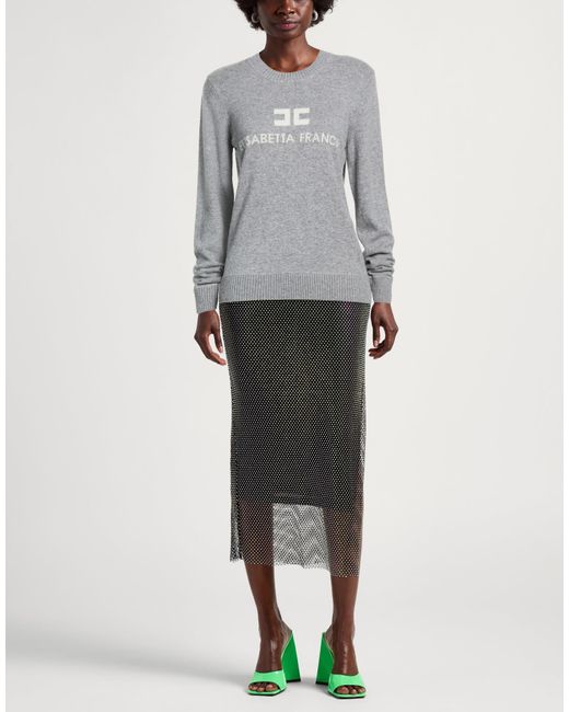 Elisabetta Franchi Gray Pullover