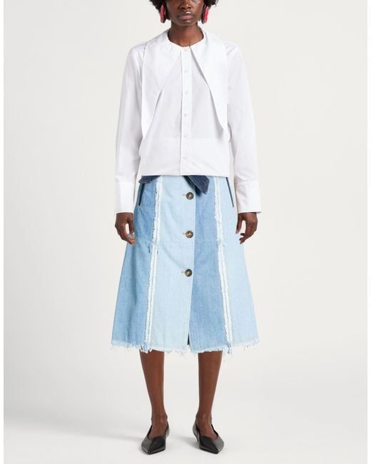Tod's Blue Denim Skirts