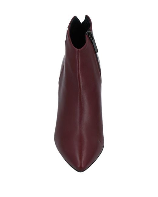 Pollini Purple Ankle Boots
