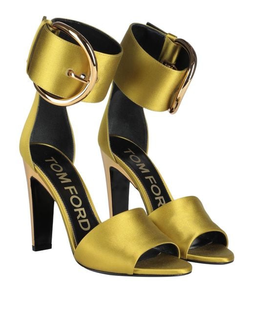 Tom Ford Metallic Sandals