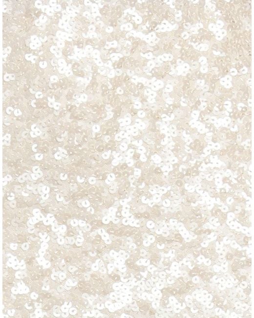 ViCOLO Natural Ivory Mini Skirt Polyester, Elastane