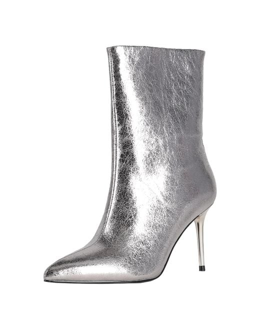 Steve Madden Gray Ankle Boots