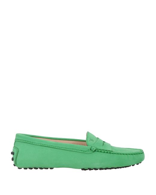 Tod's Green Loafers