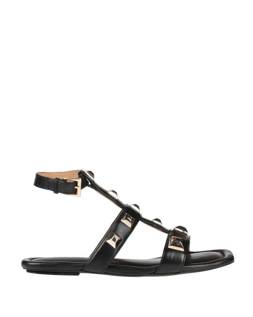 Twinset Black Sandale