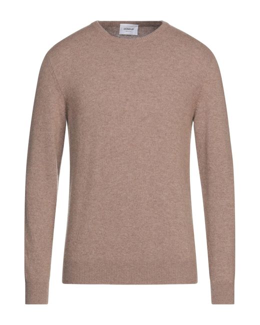 Dondup Brown Khaki Sweater Merino Wool, Cashmere for men
