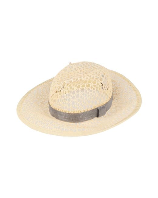 Brunello Cucinelli Natural Hats