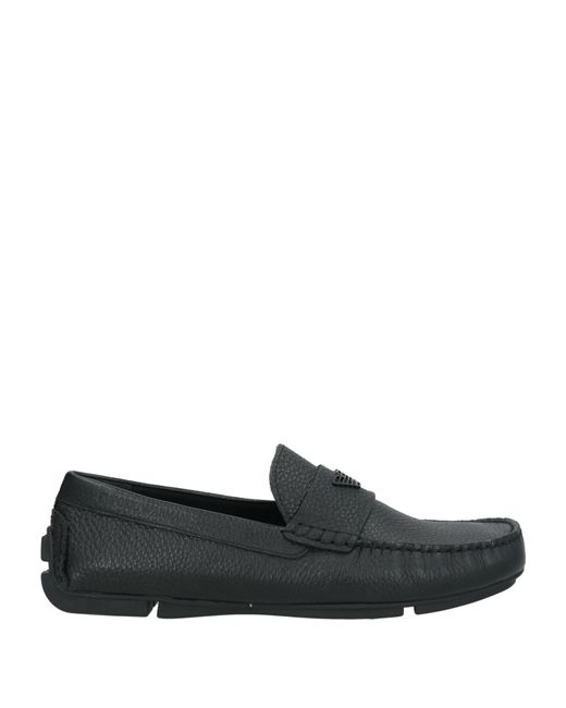 Emporio Armani Black Loafer for men