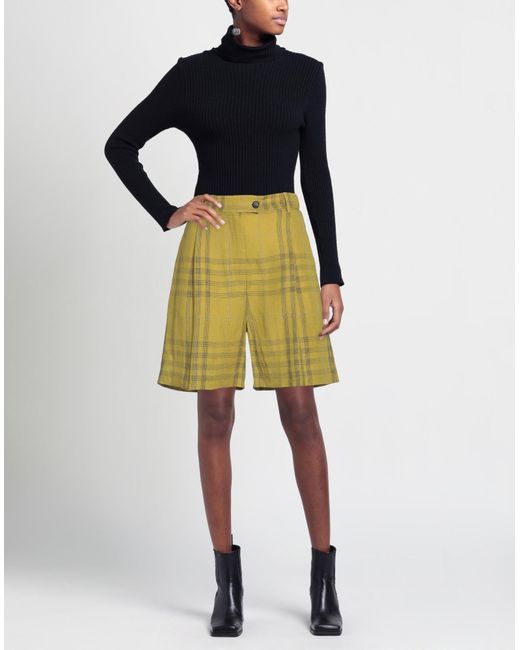 Tela Yellow Shorts & Bermuda Shorts