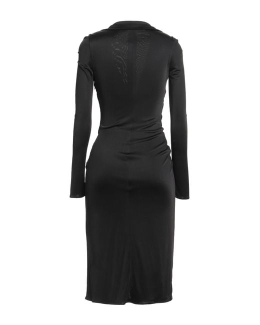 Versace Black Midi Dress