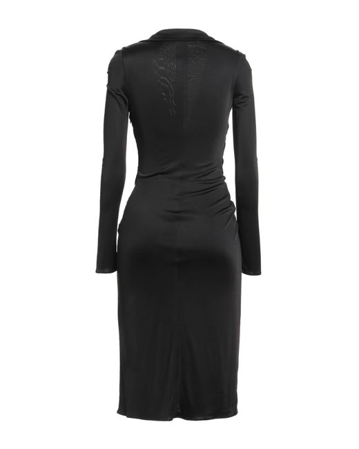 Versace Black Midi Dress
