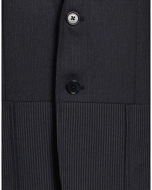Bikkembergs Blue Midnight Blazer Wool, Polyester, Elastane for men