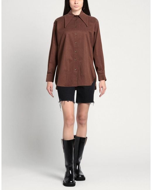 ACTUALEE Brown Shirt