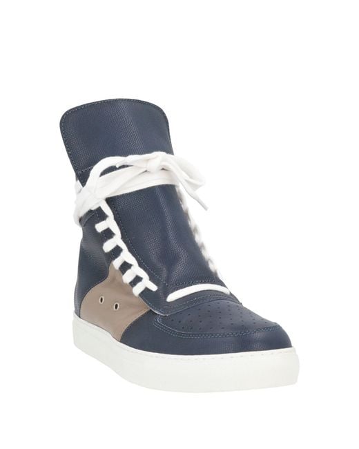 Kris Van Assche Blue Sneakers Leather for men