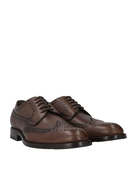 Stringate di Tod's in Brown da Uomo