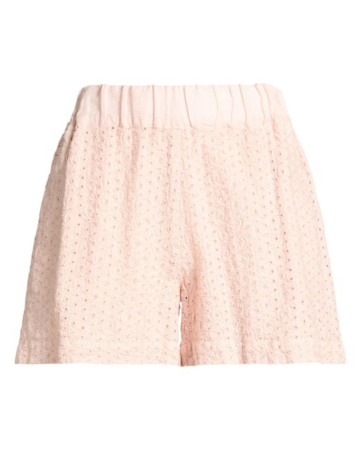 120% Lino Pink Shorts & Bermuda Shorts