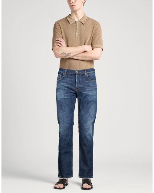 Department 5 Blue Jeans Recycled Cotton, Cotton, Rubber for men