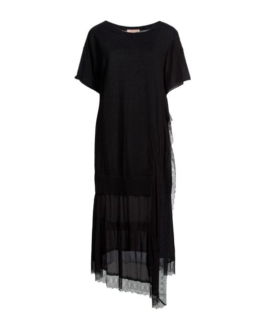 Twinset Black Maxi Dresses