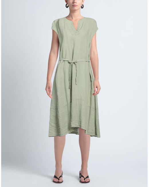 Antonelli Green Midi Dress