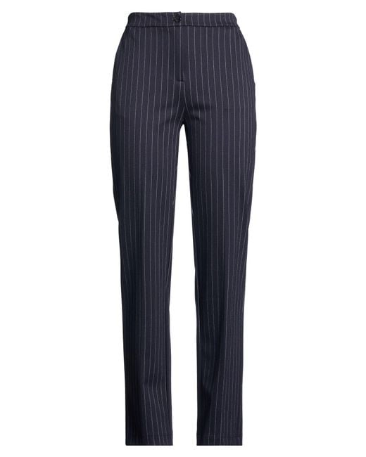 Please Blue Midnight Pants Viscose, Polyamide, Polyester, Elastane