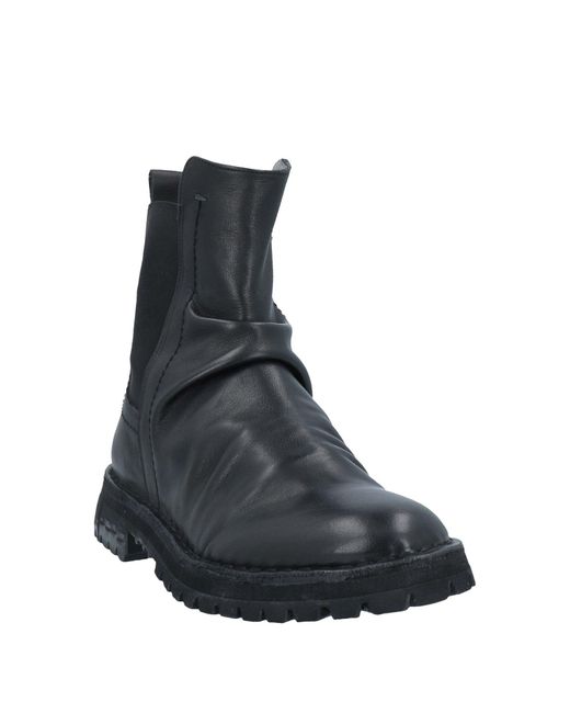 POESIE VENEZIANE Black Ankle Boots Soft Leather for men