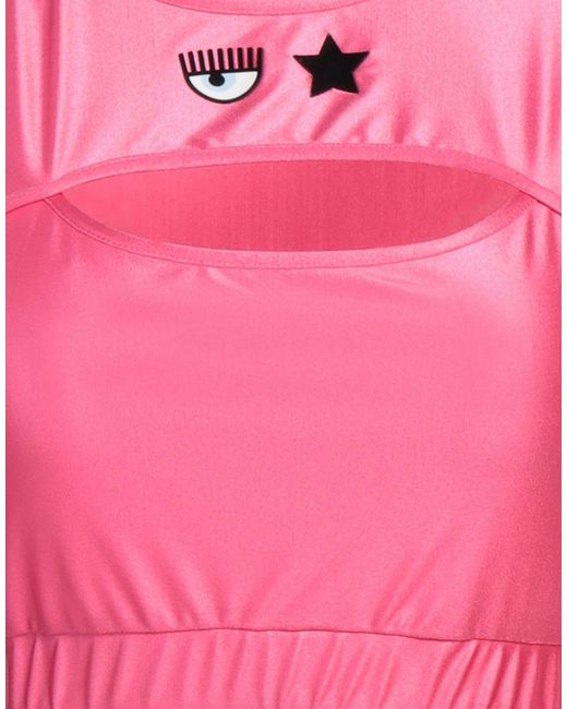 Chiara Ferragni Pink Top Polyamide, Elastane