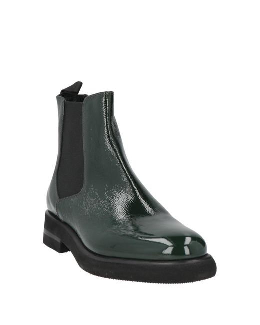 Triver Flight Black Dark Ankle Boots Leather