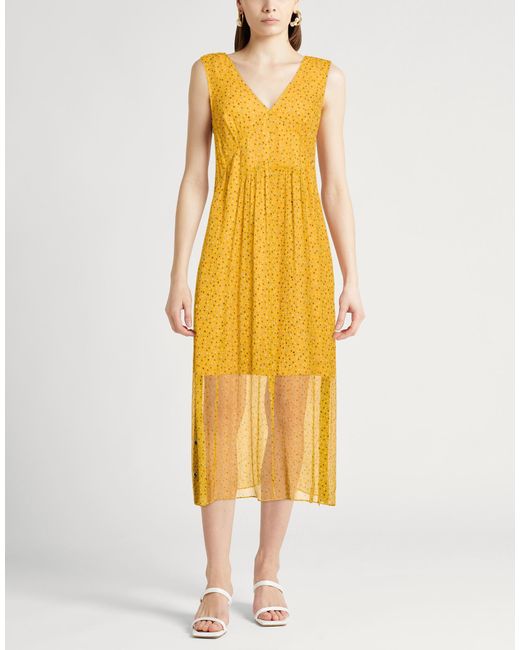 COACH Yellow Maxi Dress