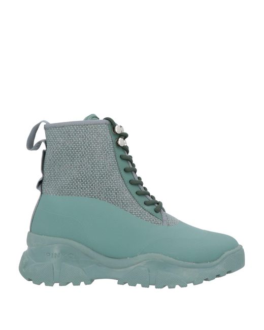 Pinko Green Ankle Boots