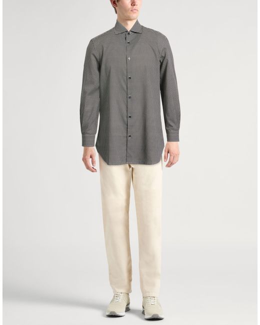 Emporio Armani Gray Shirts for men
