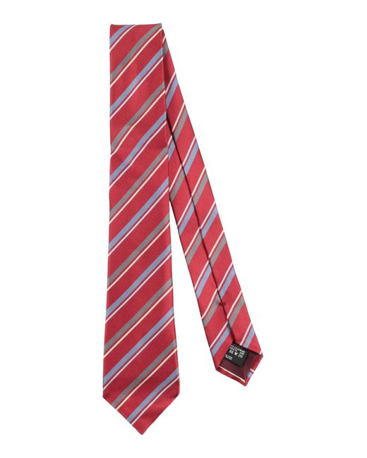 Nœuds papillon et cravates Giorgio Armani pour homme en coloris Red