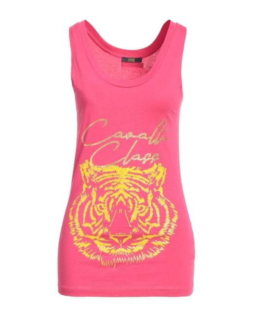Roberto Cavalli Pink Tank Top