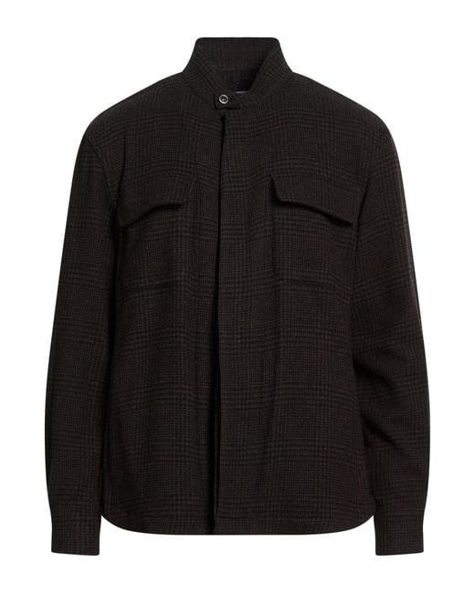 Boglioli Black Jacket Wool, Cashmere for men