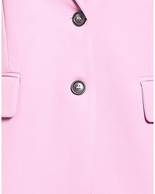 Grifoni Pink Blazer Polyester, Virgin Wool, Elastane