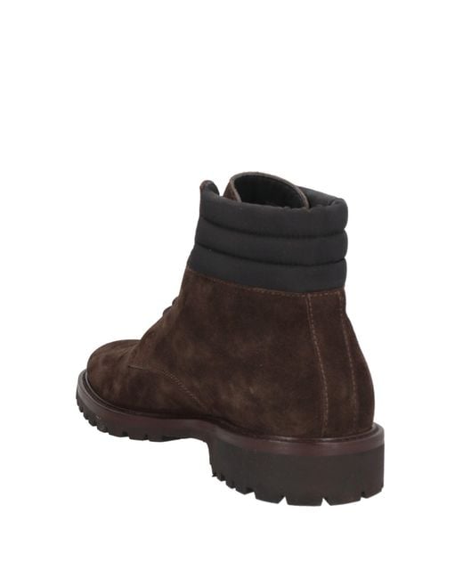 Botines de caña alta Moorer de hombre de color Brown