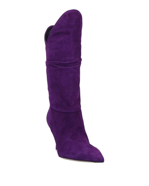 The Attico Purple Boot