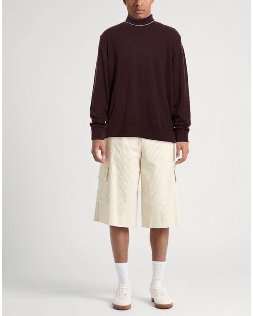 Eleventy Red Turtleneck Cashmere for men