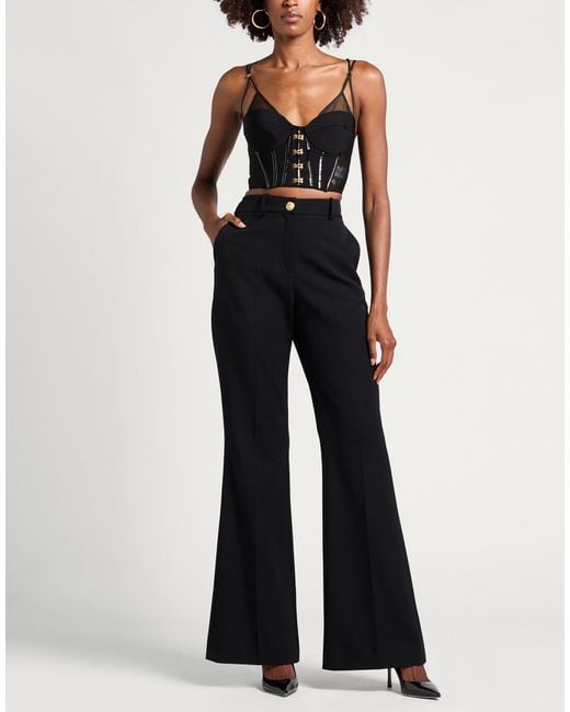 Elisabetta Franchi Black Top Polyamide, Elastane