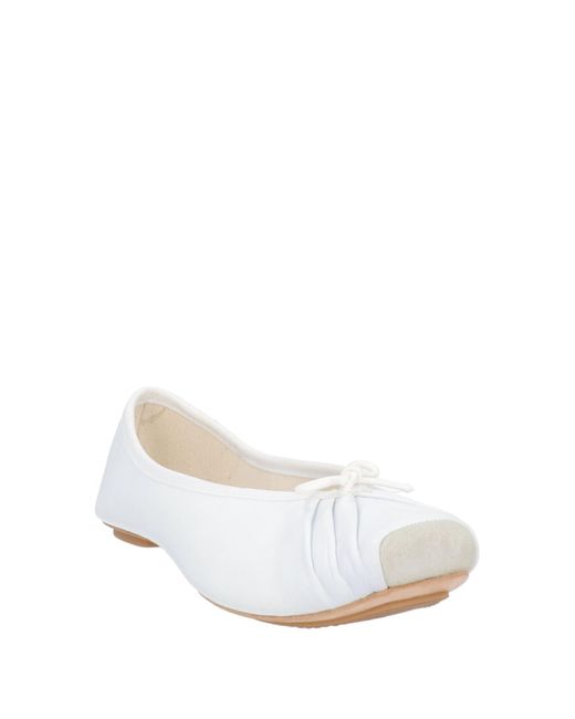Repetto White Ballet Flats