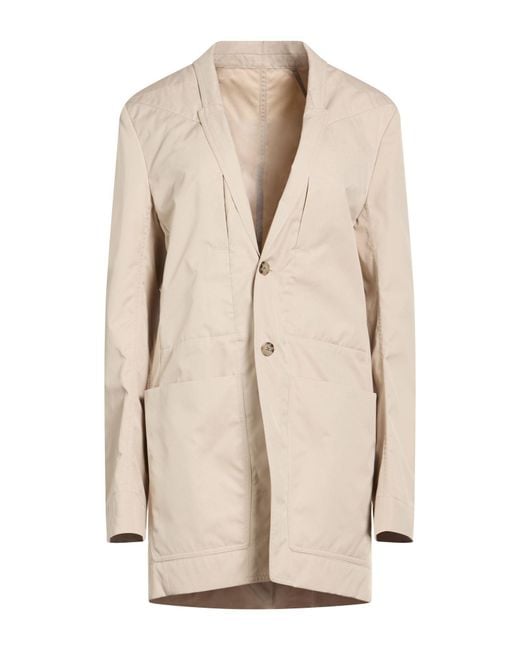 Rick Owens Natural Blazer Polyester