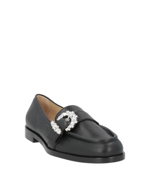 Jimmy Choo Black Loafers Leather