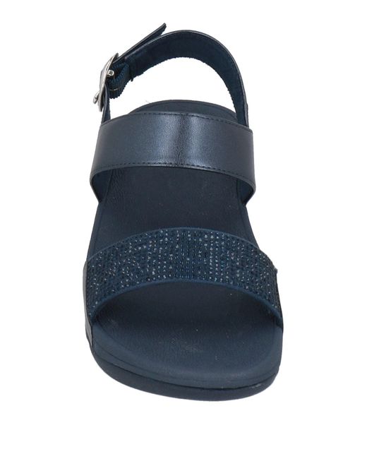 Fitflop Blue Sandals Textile Fibers