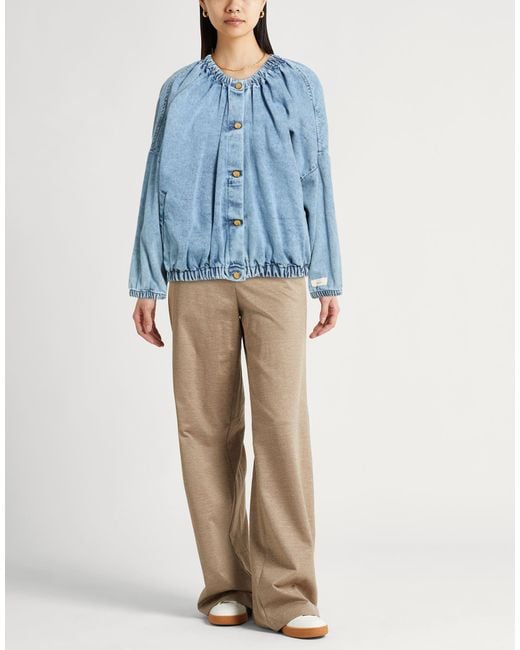 Alysi Blue Denim Outerwear