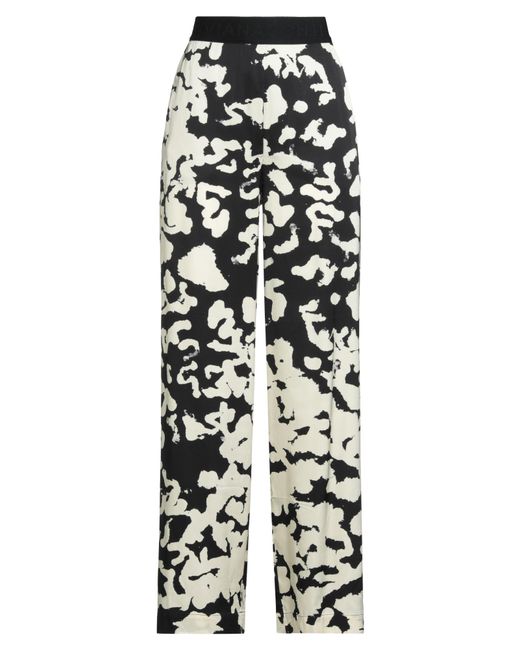 Liviana Conti White Pants Viscose, Elastane